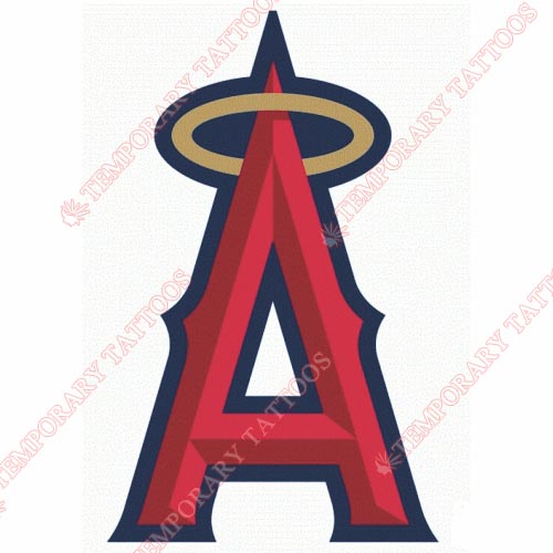 Los Angeles Angels of Anaheim Customize Temporary Tattoos Stickers NO.1645